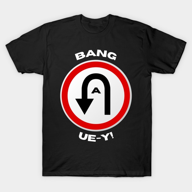 Boston Slang U-turn Bang a Uey T-Shirt by MagpieMoonUSA